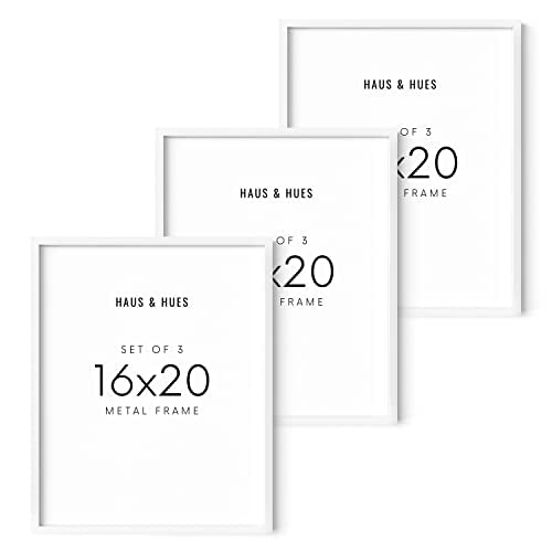 Standalone White Aluminum Frame Set of 3 (3 Count)