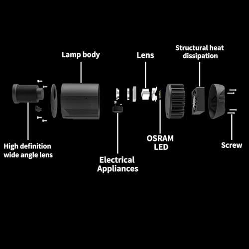 50W LED Logo GOBO Projector DJ Effect Light Including Free Custom Glass GOBO to Project Image for Advertising Business Hotel Company Store Wedding Indoor and Outdoor Use