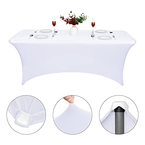6FT Stretch Spandex Fitted Tablecloth