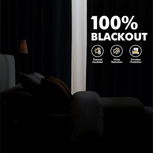 Light Pink 100% Blackout Linen Curtains 84 Inch 2 Panels Set Double Sided No Coating Pleated Back Tab Black Out Long Thermal Insulated Pinch Pleat Bedroom Living Room Darkening Window Drapes (2 Count)