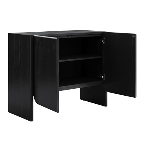 Jacala Mid Century Modern Entryway Storage Cabinet with Doors