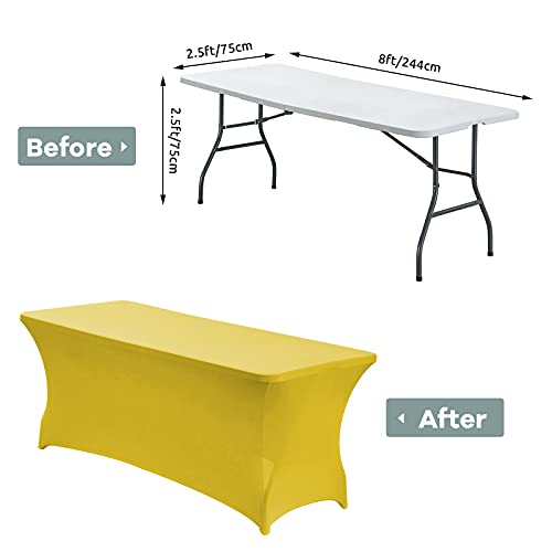 8FT Stretch Spandex Fitted Tablecloth