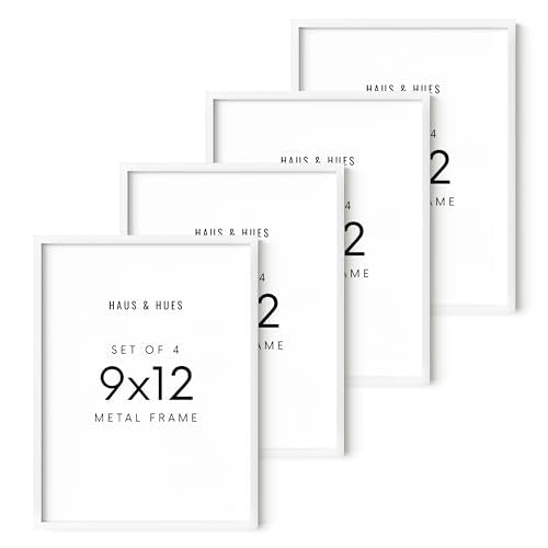 9x12 White Aluminum Frame Set of 4 (4 Count)