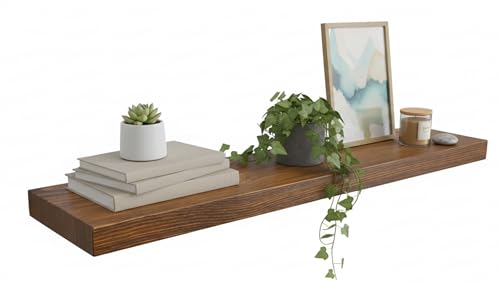 42 Inch Wooden Floating Shelves for Wall