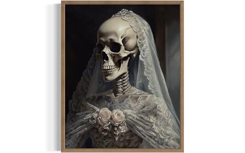 Skull Gown Poster Art Print