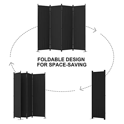 Room Divider 4 Panel Folding Screen