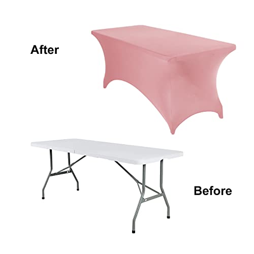 Spandex 6ft Waterproof Table Cover for Party
