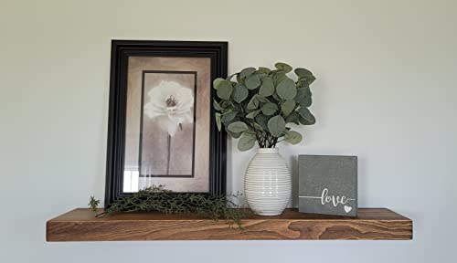 24 Inch Wooden Floating Shelves for Wall