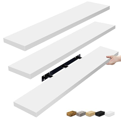 Floating Shelves for Wall Storage (3 Count)
