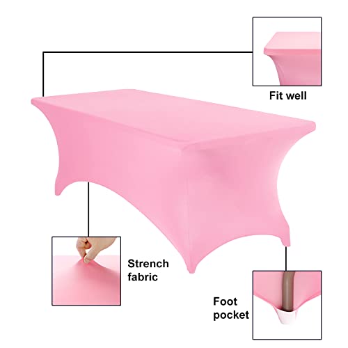 Spandex 8ft Waterproof Table Cover for Party