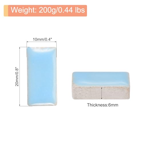 200g Ceramic Mosaic Tiles for Crafts Bulk