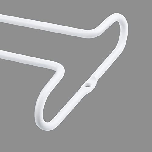set 2 White Wine Glass Rack Under Cabinet Shelf 10 Inch Stemware Storage Hanging Hanger Organizer Glasses Holder with Drying Under Counter Metal for Kitchen and Bar (2 Count)