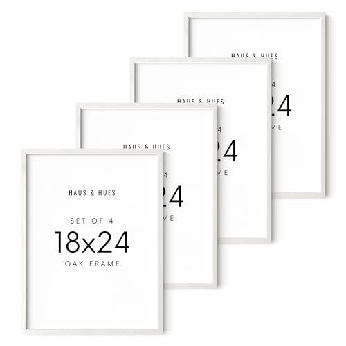 White Oak Wood 18x24 Picture Frames (4 Count)