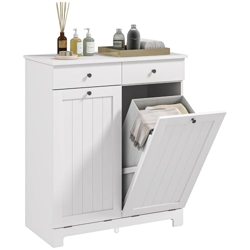 Laundry Cabinet with 2 Removable Baskets
