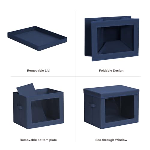 Stackable Storage Bins with Lids (3 Count)