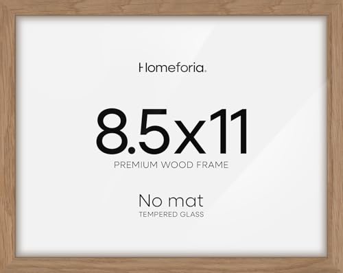 8.5x11 Natural Oak Diploma Frame (2 Count)