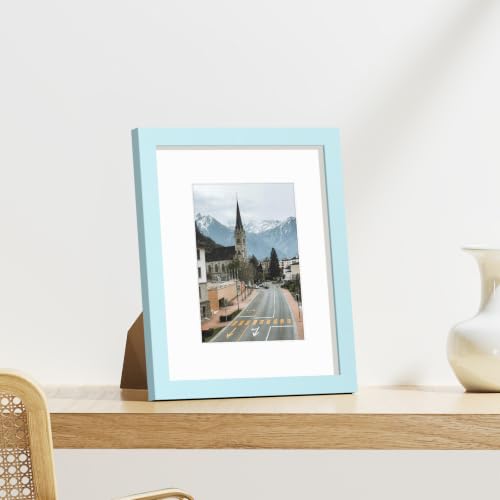 8x10 Picture Frames Set of 9 for Wall Mount & Tabletop (9 Count)