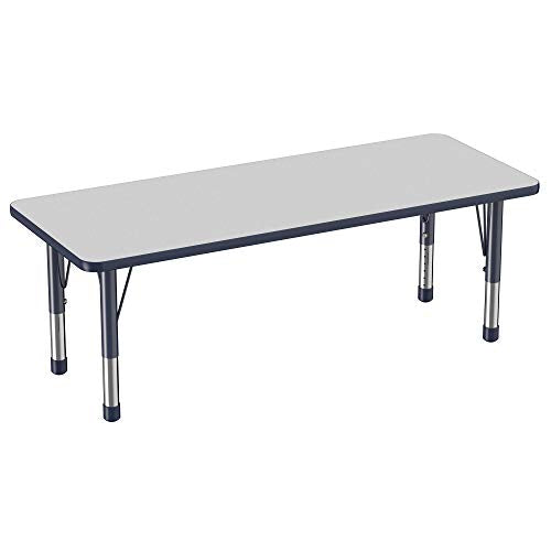 FDP 24" x 60" Rectangle Table with Chunky Legs