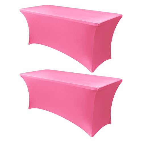 8ft Stretch Spandex Table Cover (2 Count)