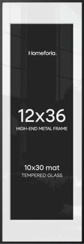 12x36 Black Picture Frame (3 Count)