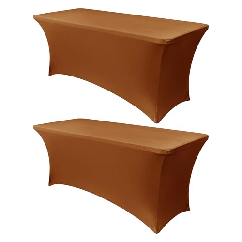8ft Stretch Spandex Table Cover (2 Count)