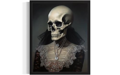 Female Skull Poster Art Print