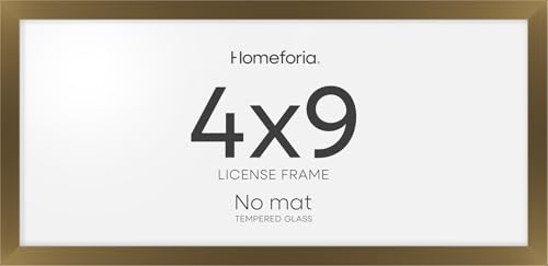 4x9 Bronze Business License Frame (3 Count)