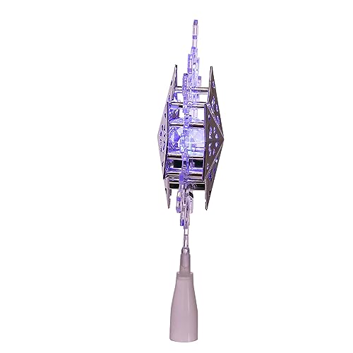 Kurt Adler JEL0306 Rotating Snowflake Treetop