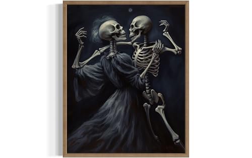 Dancing Skeleton Poster Art Print
