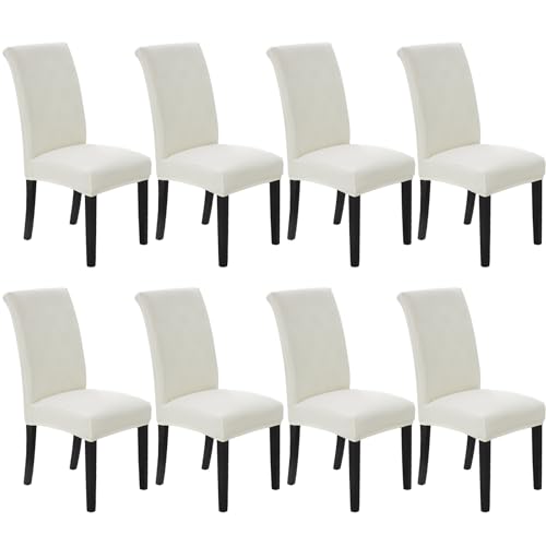 Stretch Chair Covers for Dining Room Set of 8