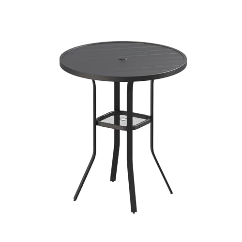 35.5" Round Outdoor Bar Table