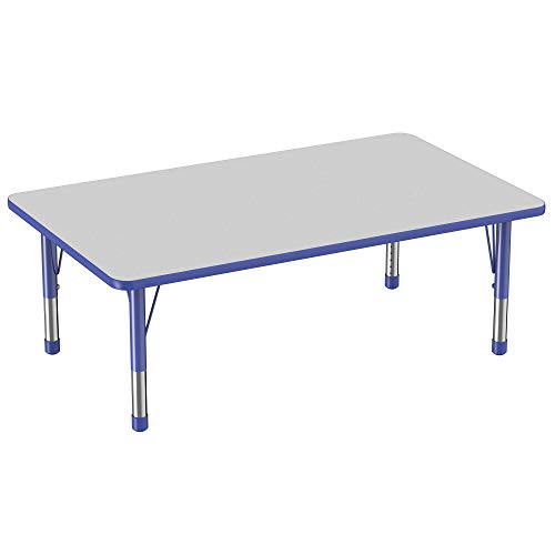FDP 36" x 60" Rectangle Table with Chunky Legs
