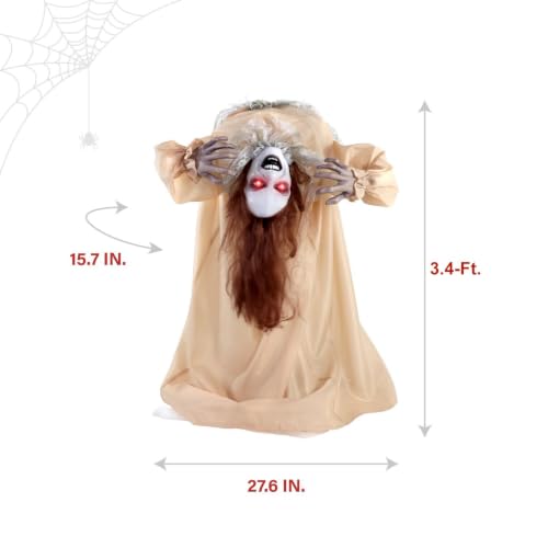 3.4 Ft. Animatronic Possessed Backbend Lady