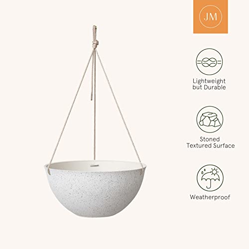 Large Hanging Planters for Outdoor Plants (2 Count)