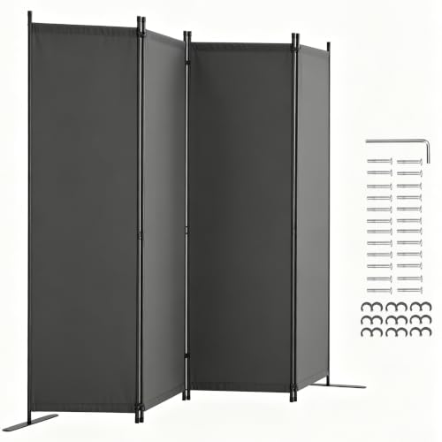 Room Divider 4 Panel Room Dividers and Folding Privacy Screens