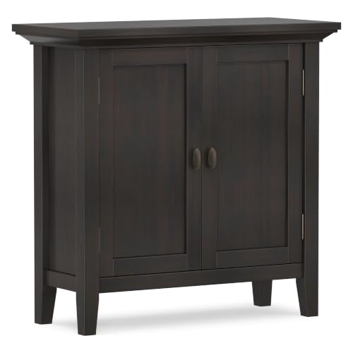 Redmond 32" Wide Solid Wood Cabinet in Hickory Brown