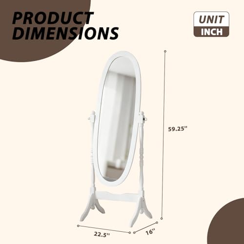Full Length Mirror with Stand