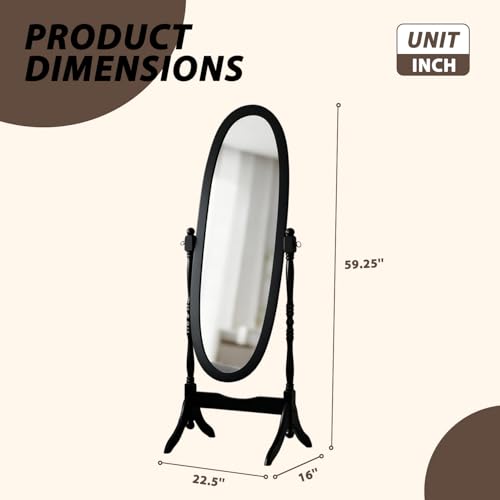 Full Length Mirror with Stand