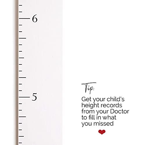 Wooden Growth Chart for Wall