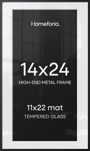14x24 Black Picture Frame (2 Count)