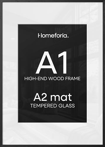 A1 Black Oak Poster Frame