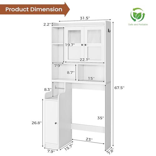 Over The Toilet Storage Cabinet