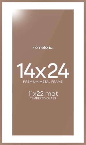 14x24 Mocha Picture Frame