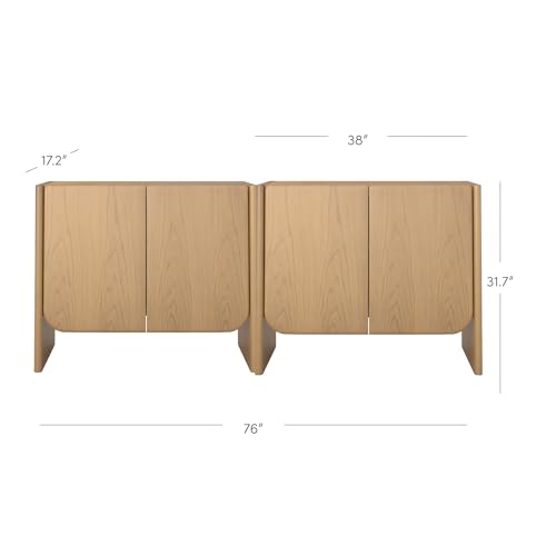 Jacala Mid Century Modern Media Console Cabinet or TV Stand