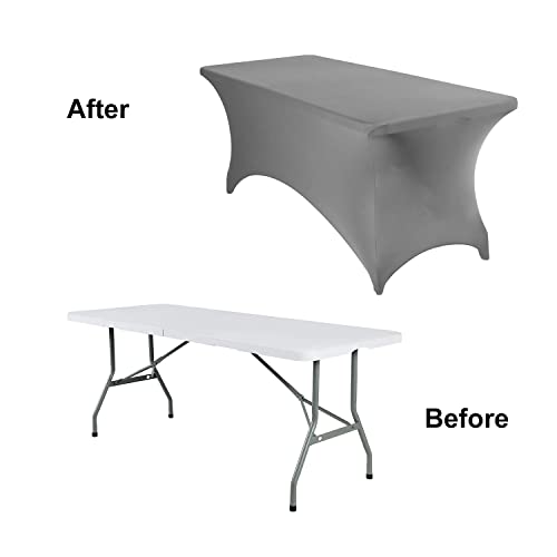 Spandex 6ft Waterproof Table Cover for Party