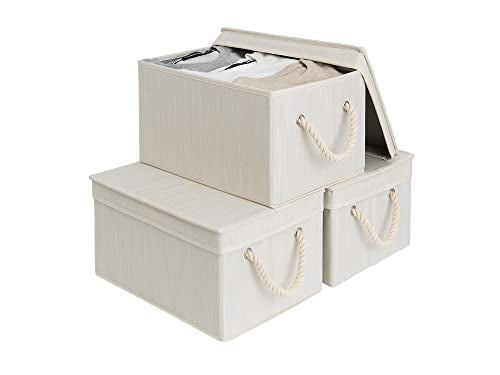 Storage Bins with Lids (3 Count)