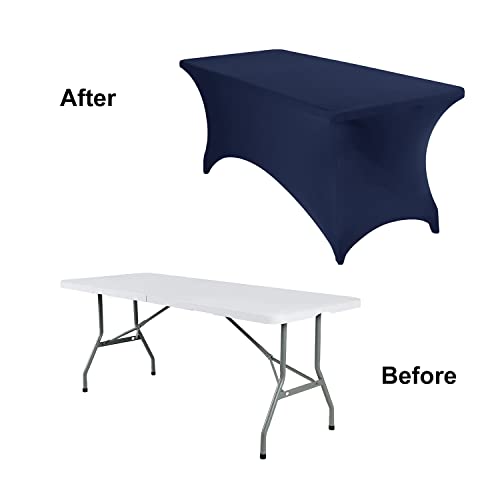 Spandex 6ft Waterproof Table Cover for Party