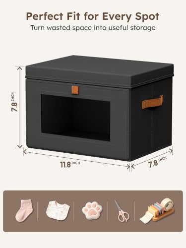 Small Closet Storage Bins (4 Count)
