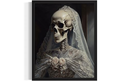 Skull Gown Poster Art Print