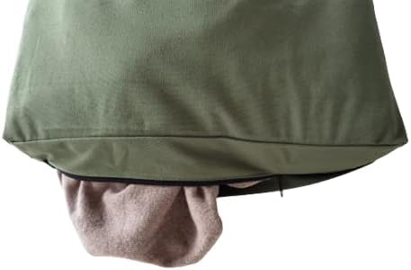 Laundry Collector, Laundry Hamper, Door Hanging Laundry bag with hooks (Army green, 65Liters) - NestledHome